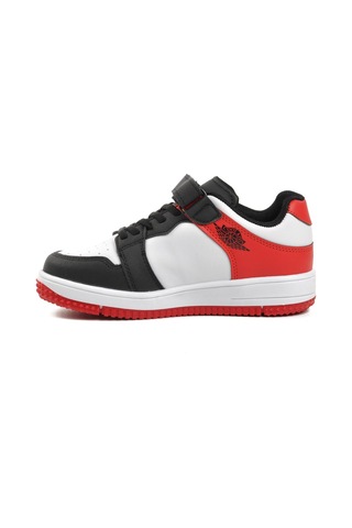 Aspor Haykat Kısa-f Siyah-kırmızı Cırtlı Çocuk Sneaker 001