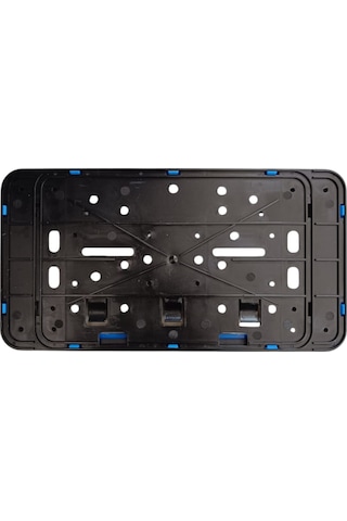 Çerçeveli Dikdörtgen Plakalık Plaka Altlığı Mavi 32x17cm 1 Adet