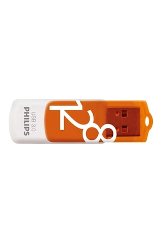 Phılıps 128gb Usb Bellek, 3.0 Vivid Turuncu/beyaz - Fm12fd00b/00