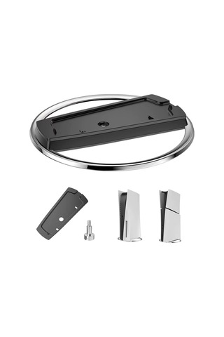 Ps5 / Ps5 Slim Konsol Diskli Ve Dijital Model İçin Vidalı Metal Dikey Stand