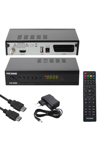 Rose 8090 Hd Tüplü Televizyon İçin Scart Ve Hdmı Çıkışlı Full Hd Uydu Alıcısı Scart Scart Kablo