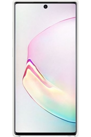 Samsung Note10 Silikon Kılıf - Beyaz Ef-pn970twegww