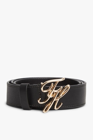 Tommy Hilfiger Th Kadın Script 3.0 Siyah Kemer-13687 Siyah