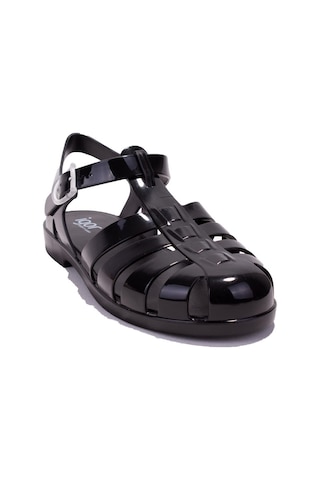 Igor S10258 Bıarrıtz Siyah Ortopedik Günlük Kadın Sandalet 001