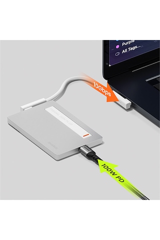 Sharge L Tipi Usb-c Kablo: Dayanıklı Ve Ergonomik Şarj - Siyah