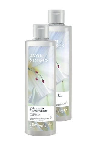 Avon Senses White Lily Beyaz Zambak Kokulu Duş Jeli 2 x 250 ML