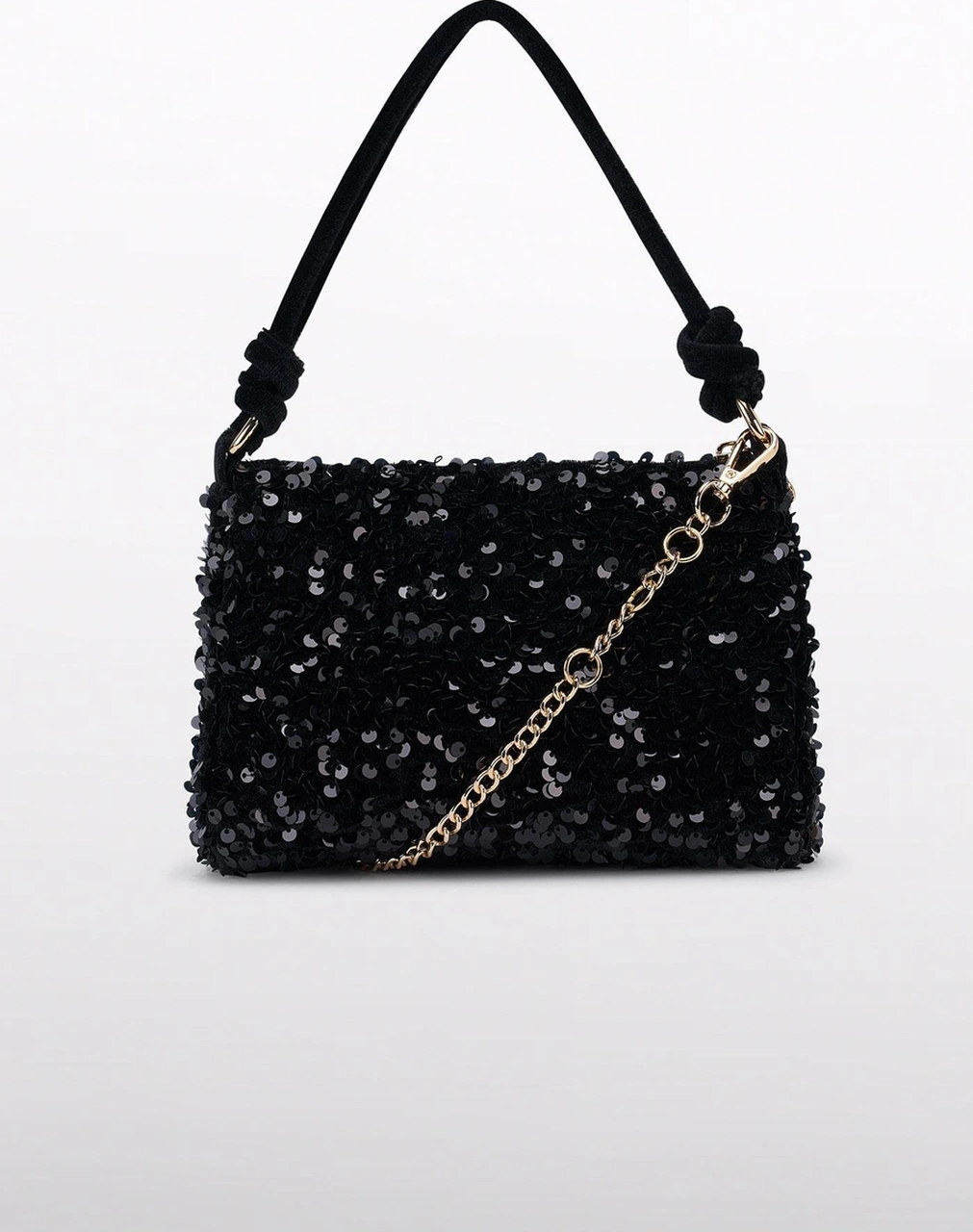 Mayoral Abel&lula Kız Çocuk Pullu Kadife Çanta Siyah