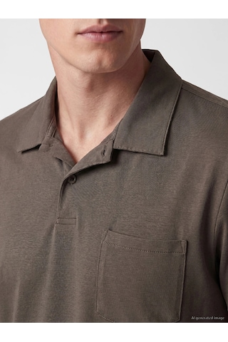 LC Waikiki Southblue Haki Polo Yaka Erkek Tişört Khakı