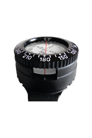 Kraken Gösterge Pusula Kayışlı 60 MM Siyah