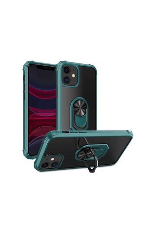 Apple Uyumlu iPhone 11 Kılıf Zore Mola Kapak Yeşil