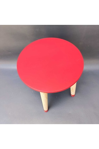 Na Neşeli Ahşap Ahşap Çocuk Taburesi. Çocuk Sandalyesi. Çalışma Masası .renkli Çocuk Odası Sehpa Çiçeklik Ev Dekoru Kırmızı