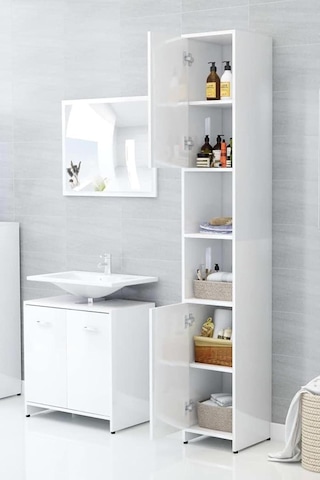 Parlak Beyaz Yapışkanlı Folyo 75 Cm X 2 Mt