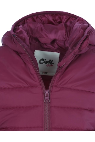 Civil Girls Basic 2-5 Yaş Mont - Bordo Açık Bordo