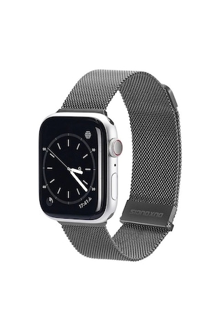 Dux Ducis Apple Watch Uyumlu 42/44/45mm İçin Milanese Premium Milano Loop Kayış Kordon- 5775