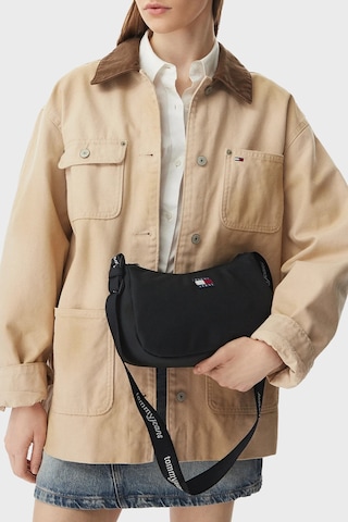Tommy Jeans Logolu Ayarlanabilir Askılı Çanta Kadın Çanta Aw0aw18768 Bds Siyah