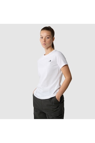 The North Face W Ss Sd Slim Tee Kadın T-shirt Nf0a87nhfn41 Beyaz