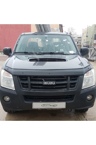 Eurocap Isuzu D-Max Ön Kaput Koruyucu Rüzgarlık 3Mm Abs 2006-12