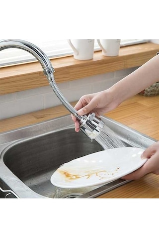 Dancemonkey Cbtx Mutfak Musluğu Anti-sıçrama Başlığı, Basınçlı Duş Başlığı, Evrensel Döner Havalandırıcı Uzun Çok Renkli