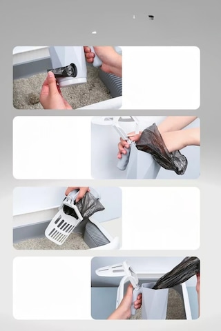 Yusa Stores Elekli Kedi Kum Küreği