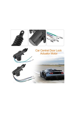 Geeksen Evrensel Araba Güç Kapı Kilidi Aktüatörleri 12 Volt Motor