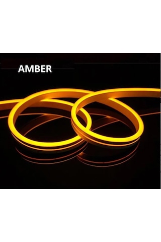 Noas 12v Neon Amber 5mt / Paket 6x12mm Yl42-0126 Amber