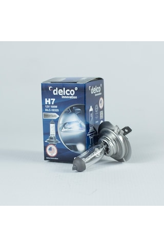 Delco U.s.a H7 Far Ampulü 12 Volt 100w Fazla Işık 10 Adet