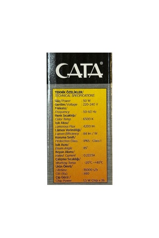 Ct- 4658 Platınum Led Projektör 50w