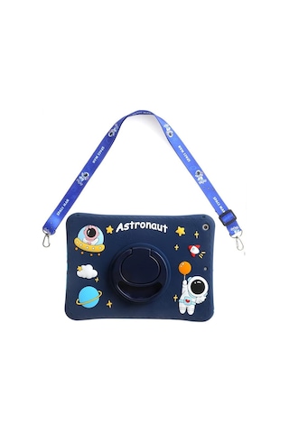 Samsung Galaxy Uyumlu Tab A9 Plus 11 İnç Sm-x110 Kılıf Astronot Çocuk