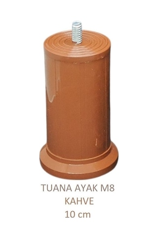 Tuana Ayak 10 cm M8 Cıvatalı Kahve