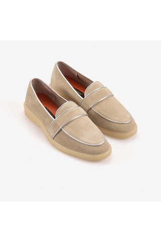 Kemal Tanca Kadın Loafer T101 Bej