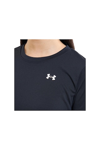 Under Armour Tech Solid Kadın Siyah Yuvarlak Yaka Tişört Siyah