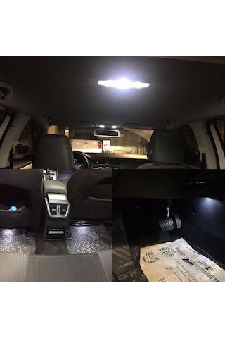 T10 Dipsiz Beyaz Led Ampul 24 Led Smd Canbus