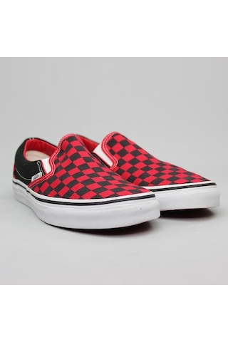 VANS KIRMIZI-SİYAH KARELİ GÜNLÜK ERKEK AYAKKABI