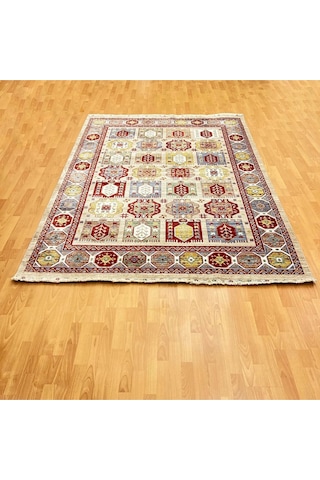 İran Saray 200 X 300 Bambu Yün Halı Çok Renkli