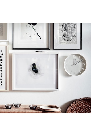 Ikea Tromma Duvar Saati, 25 Cm, Beyaz Sku: Smg8690010168986 07 Beyaz