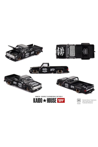 Mini Gt Kaidohouse Chevrolet Silverado Dually Hot Rod V1 236 1/64