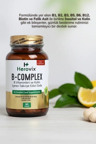 Herovix B Complex 60 Kapsül