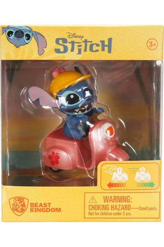 Yume Toys Disney Stitch Zoom Hero Serisi Çek Bırak Figürlü Motorcycle Pink 15750