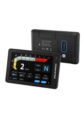 Knmaster Motoplay Bm1 - 7" Bmw Uyumlu Motosiklet Carplay & Android Auto Multimedya Ekranı 7"