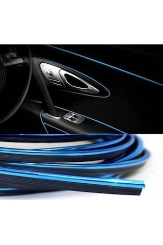 Volkswagen Tiguan Araç Içi Mavi Renk 5 Metre Torpido Ip Trim Fitili