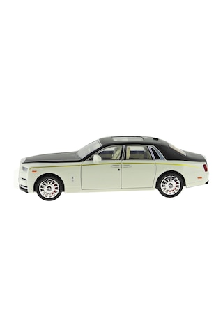 Die-cast Model1:20 Ölçek Süper Lüx Araba Metal Işıklı 26cm Siyah