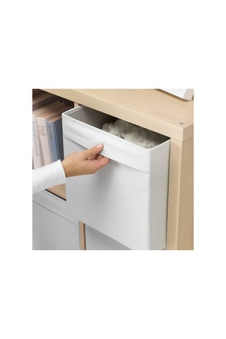 Ikea Dröna Katlanabilir Saklama Kutusu 33 X 38 X 33 Cm Beyaz - Yeşil