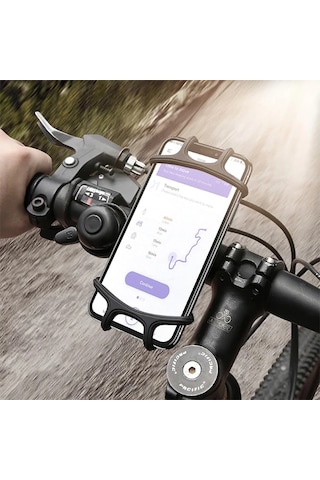 Floveme Universal Silikon Bisiklet Motosiklet Telefon Tutucu- 5775