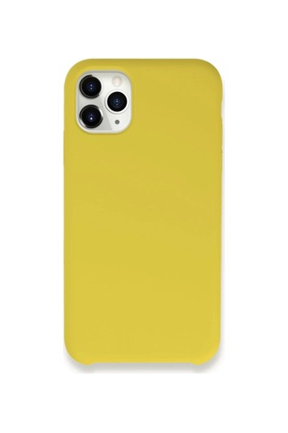 Apple İphone 11 Pro Max Uyumlu Kılıf Lansman Legant Silikon - Sarı