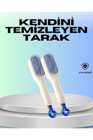 Kendini Temizleyen Ergonomik Saç Tarağı Abs Gövde Silikon Diş Belirtilmemiş 48456708