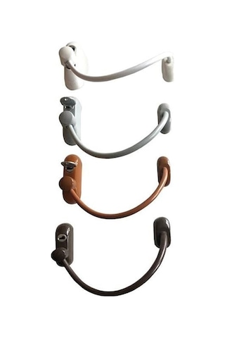 3 Adet Winlock Pencere Guvenlik Kilidi Anahtarlı Çelik Halatlı 22 Cm