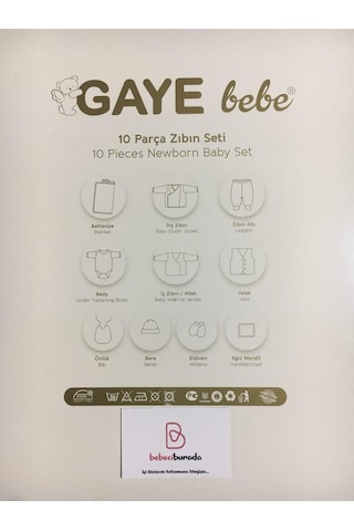 GAYE BEBE SEVİMLİ TAVŞAN 10'LU HASTANE ÇIKIŞI Çok Renkli