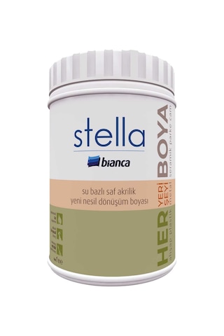 Stella Boya Akrilik Su Bazlı 1 Lt Antik Beyaz 1 L