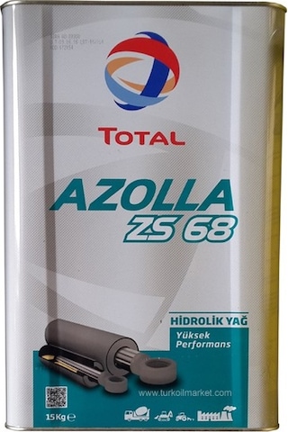 Total Azolla Zs 68 Tnk Hidrolik Sistem Yağı 15 KG