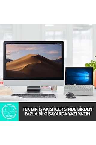 Logitech Mx Keys S 920-011594 Kablosuz Klavye Siyah (İthalatçı Garantili)